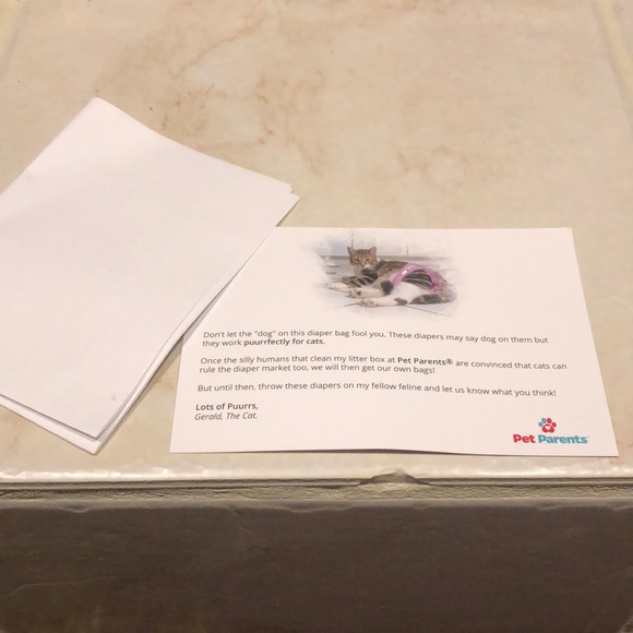 Pet Parents Set of 3 washable doggie/kitty diaper - Picture 3 of 4